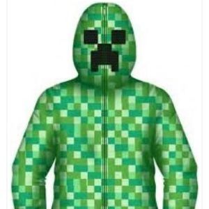 minecraft zombie hoodie